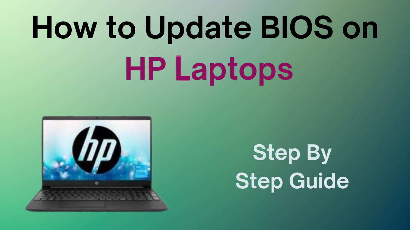 How to Update BIOS on HP Laptops